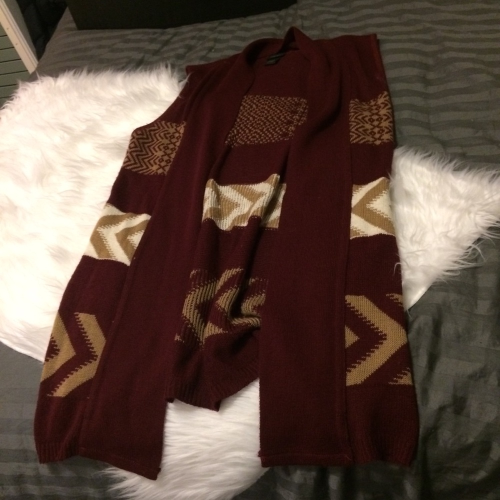 Tank top sweater/cardigan